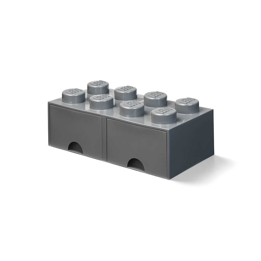 Otros Lego Ladrillo de 8 espigas con cajón Edades 4+ # 5006329 Artículo gris oscuro | SBX-102437