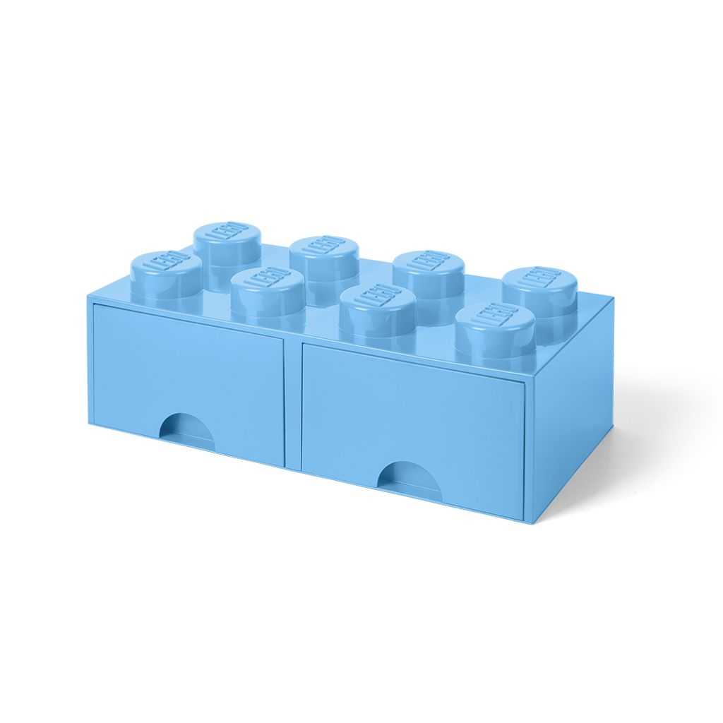 Otros Lego Ladrillo de 8 espigas con cajón Edades 5+ # 5006311 Artículo azul claro | SIJ-872405