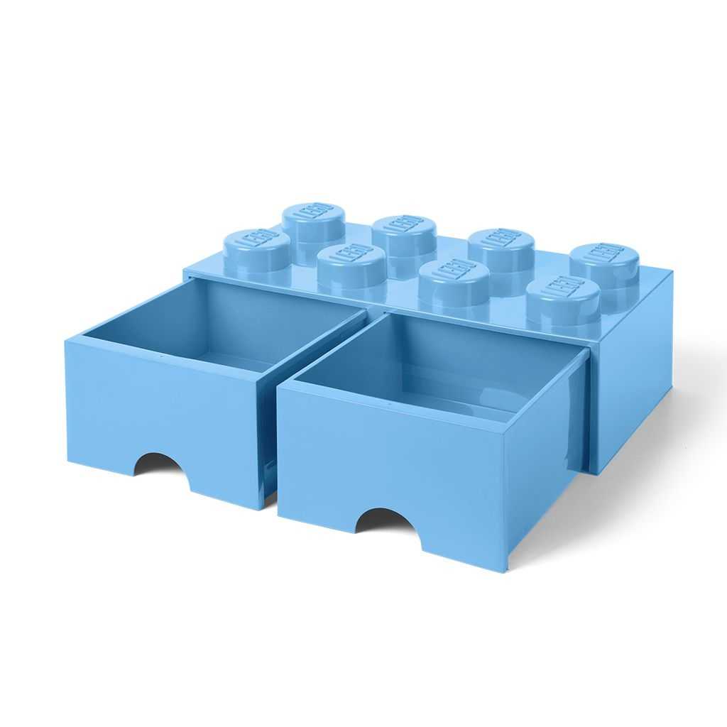 Otros Lego Ladrillo de 8 espigas con cajón Edades 5+ # 5006311 Artículo azul claro | SIJ-872405