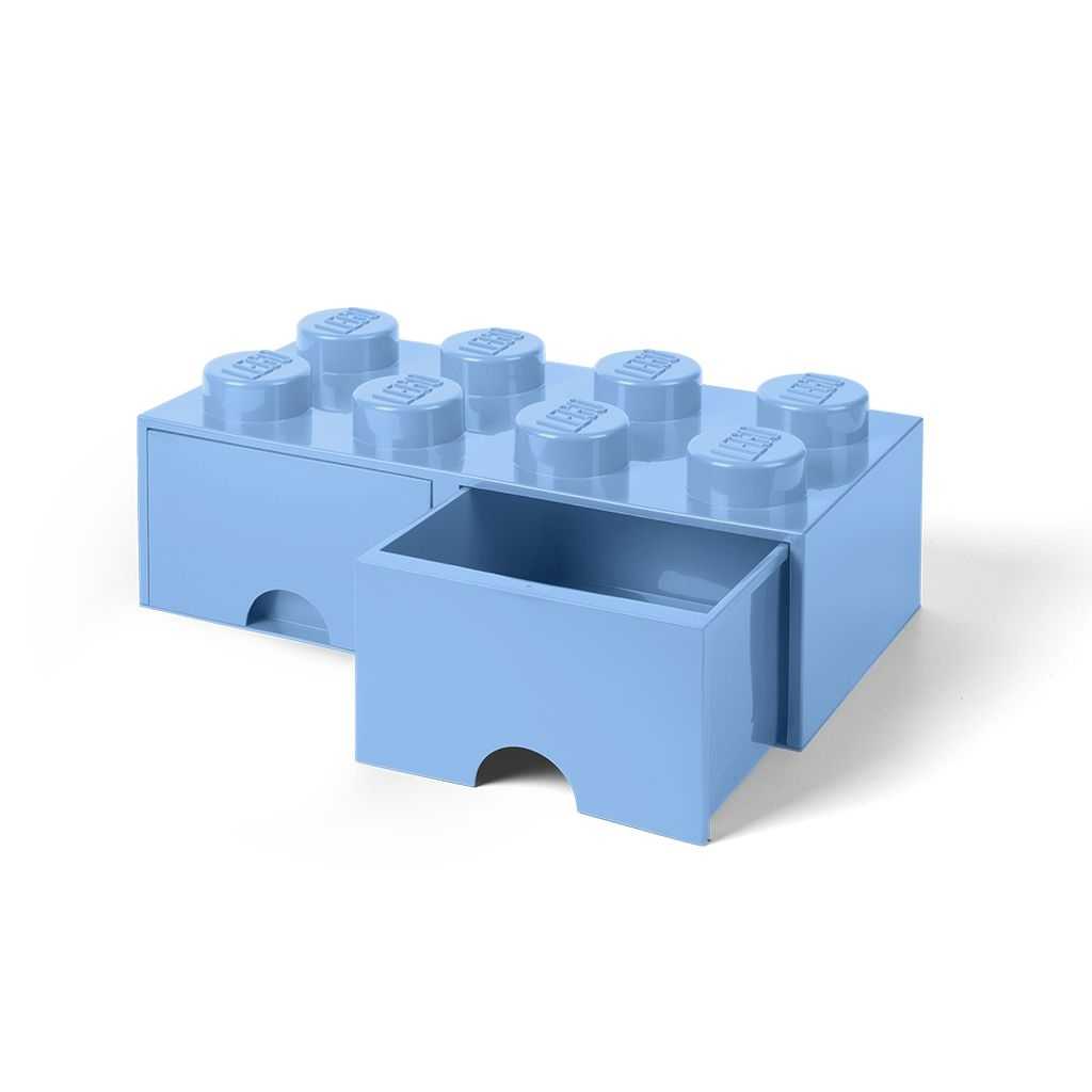 Otros Lego Ladrillo de 8 espigas con cajón Edades 5+ # 5006311 Artículo azul claro | SIJ-872405