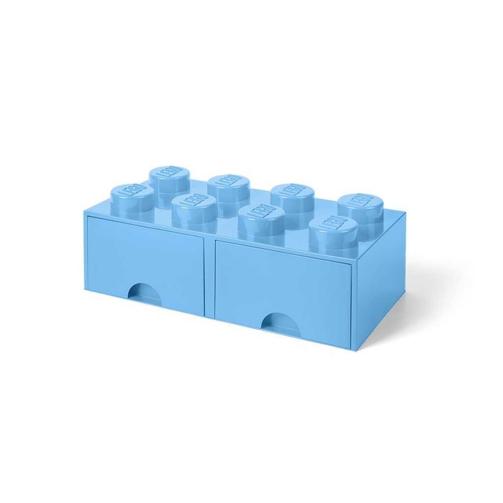 Otros Lego Ladrillo de 8 espigas con cajón Edades 5+ # 5006311 Artículo azul claro | SIJ-872405