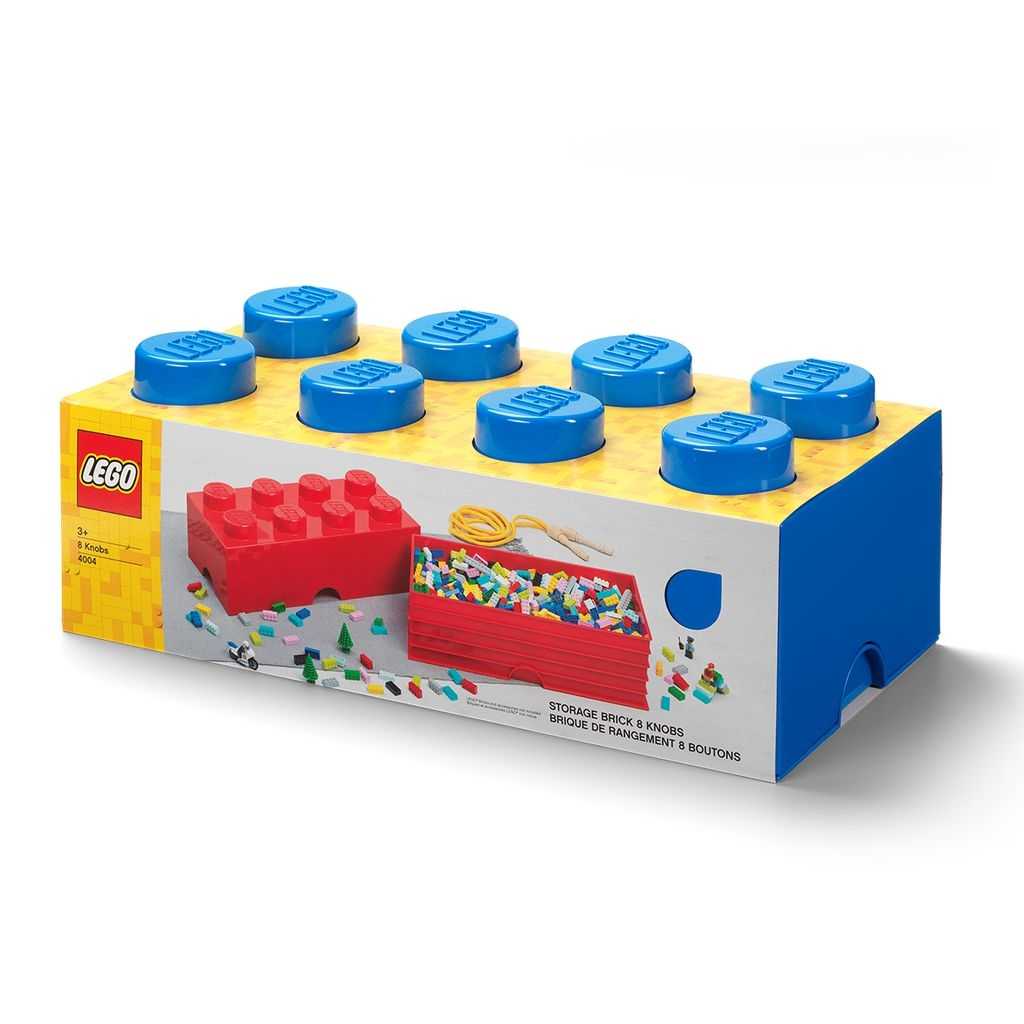 Otros Lego Ladrillo de almacenamiento de 8 espigas Edades 6+ # 5006921 Artículo Azul | XEG-084675