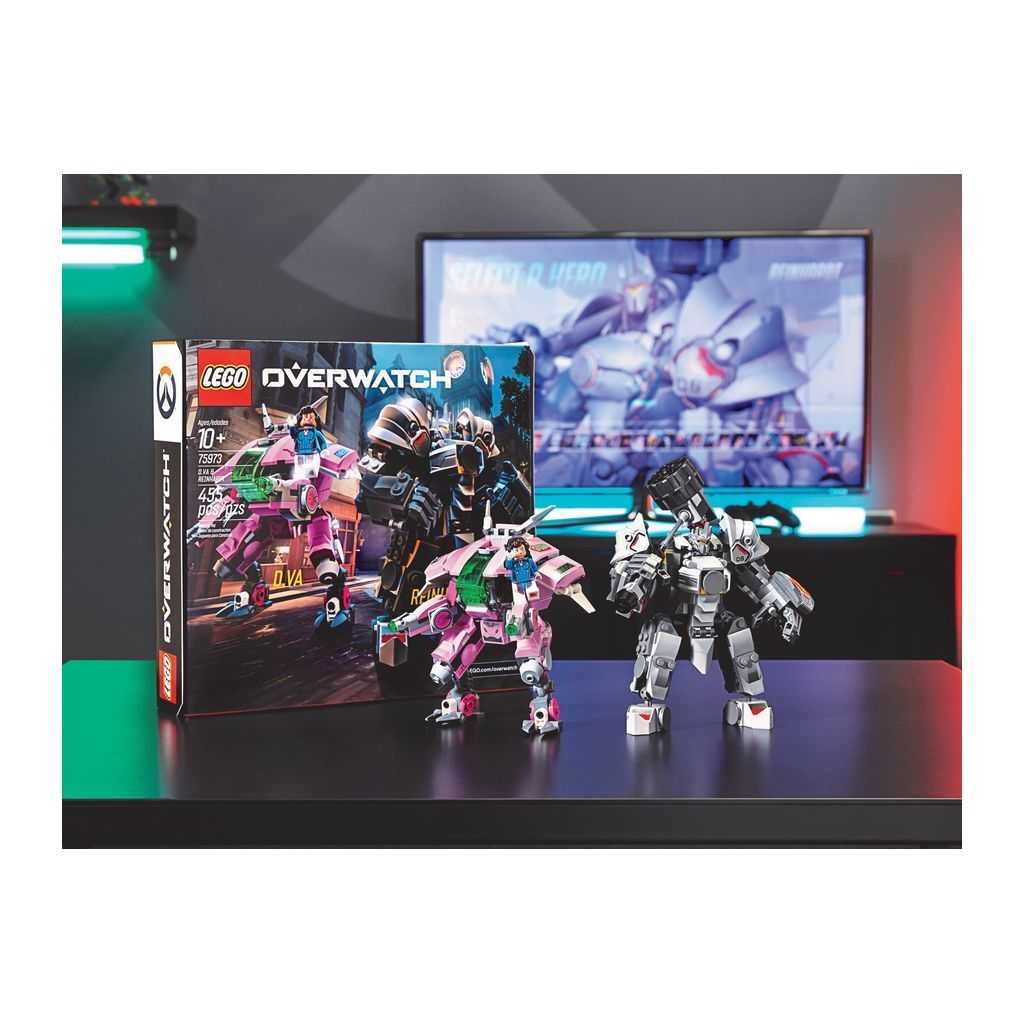 Overwatch Lego D.Va & Reinhardt Edades 10+ # 75973 Artículo 455 Piezas | VGU-714936