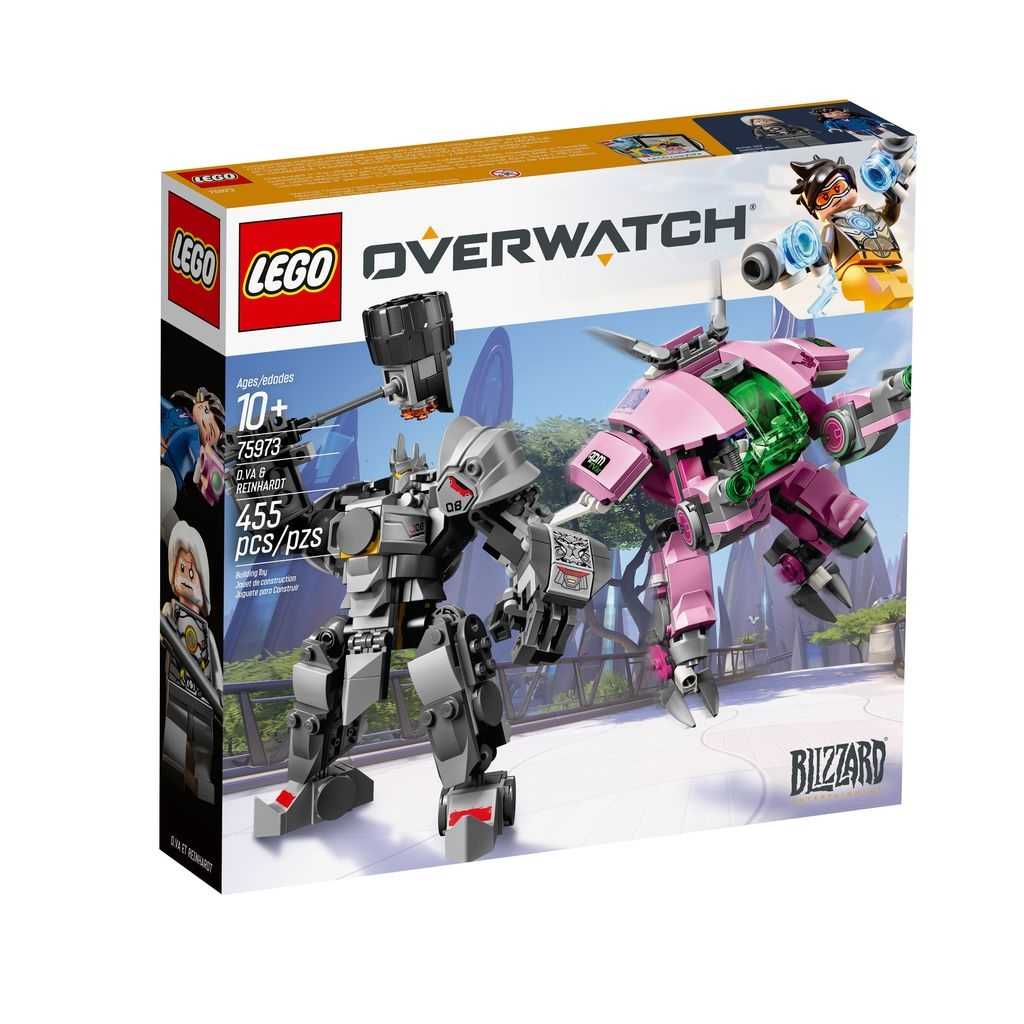 Overwatch Lego D.Va & Reinhardt Edades 10+ # 75973 Artículo 455 Piezas | VGU-714936