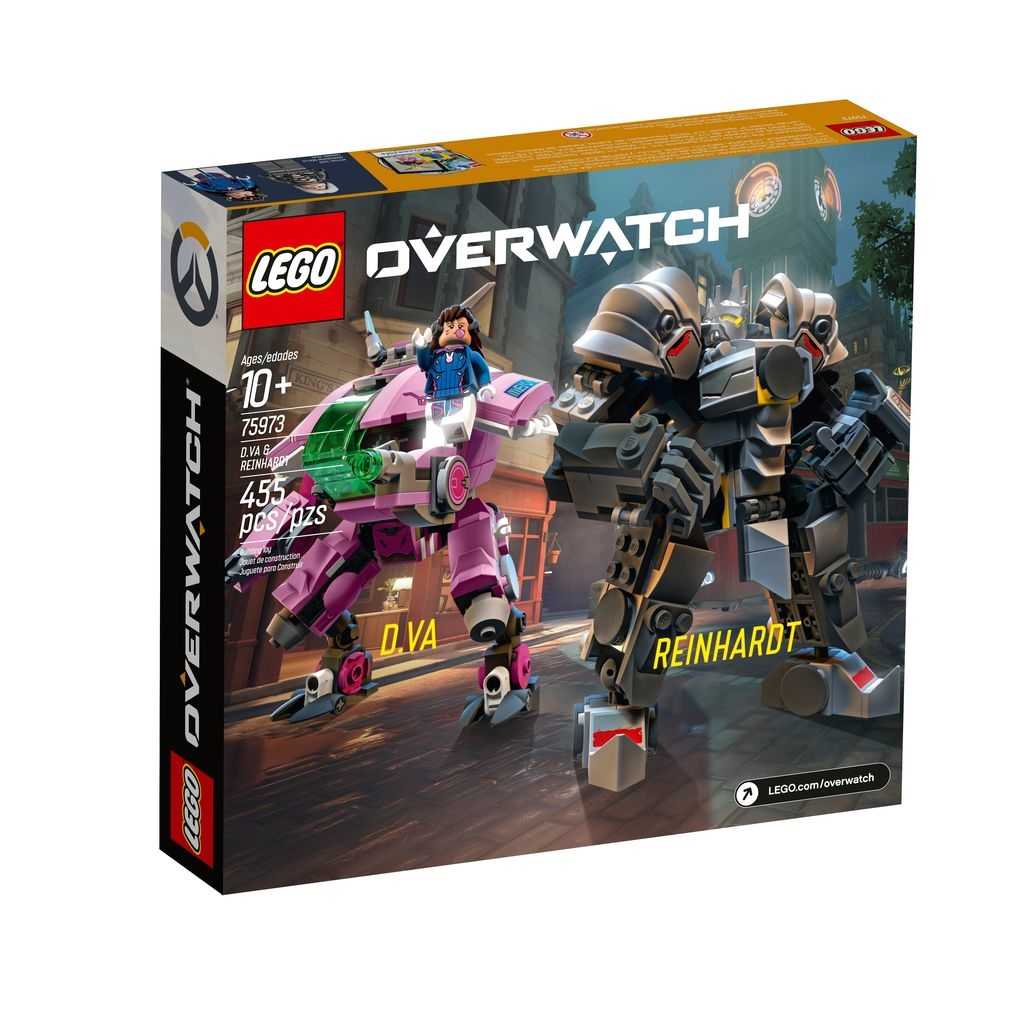 Overwatch Lego D.Va & Reinhardt Edades 10+ # 75973 Artículo 455 Piezas | VGU-714936