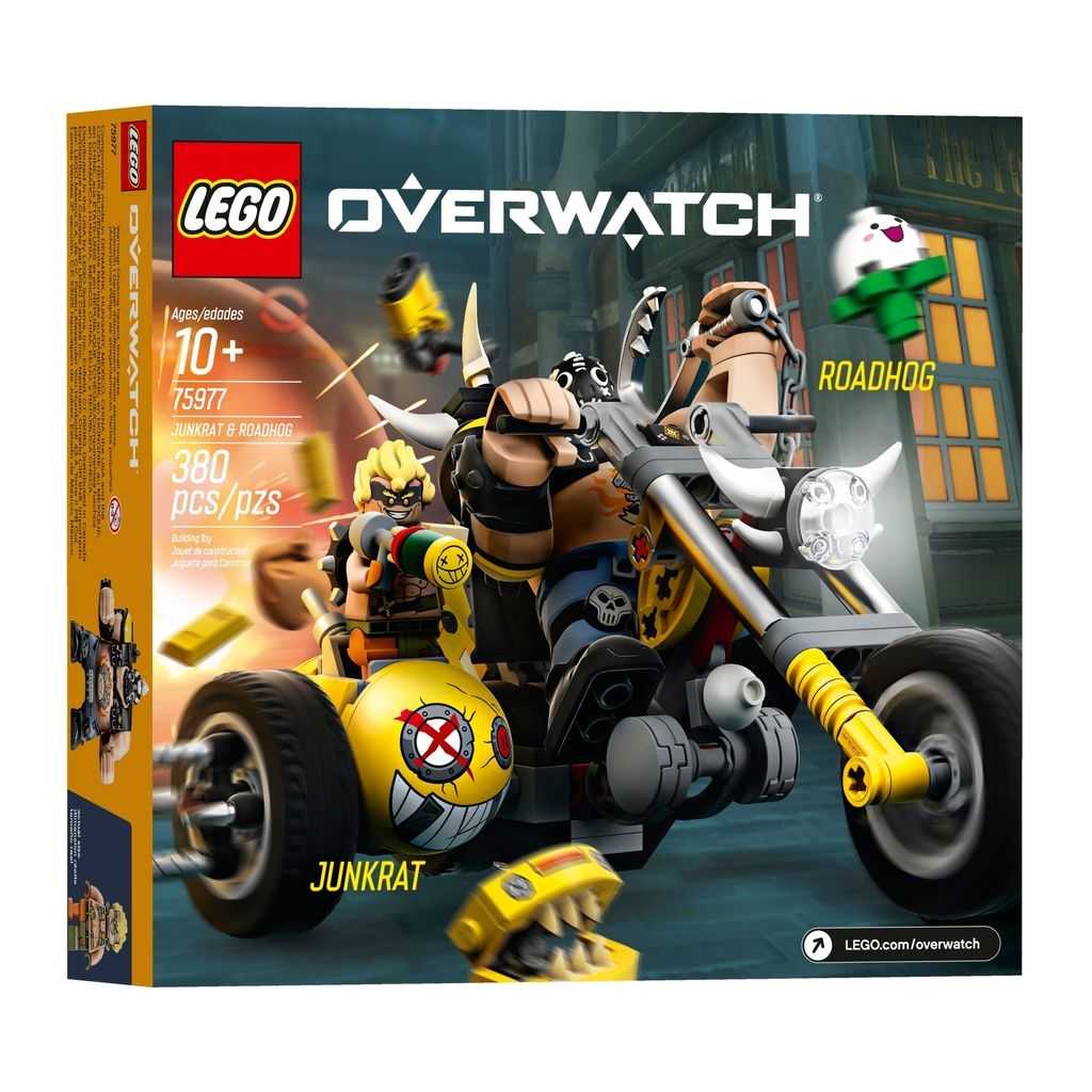 Overwatch Lego Junkrat y Roadhog Edades 10+ # 75977 Artículo 380 Piezas | GYQ-912064