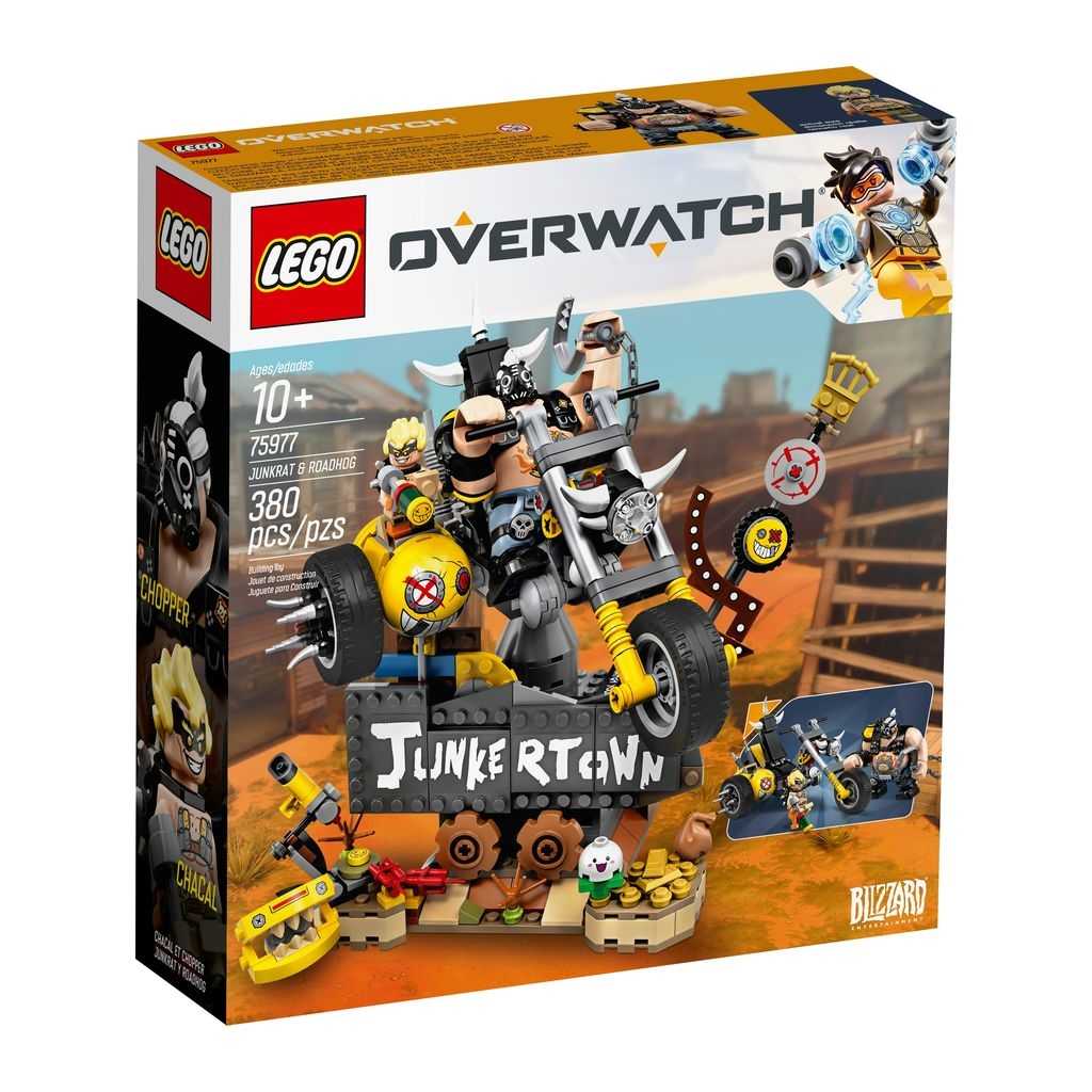 Overwatch Lego Junkrat y Roadhog Edades 10+ # 75977 Artículo 380 Piezas | GYQ-912064