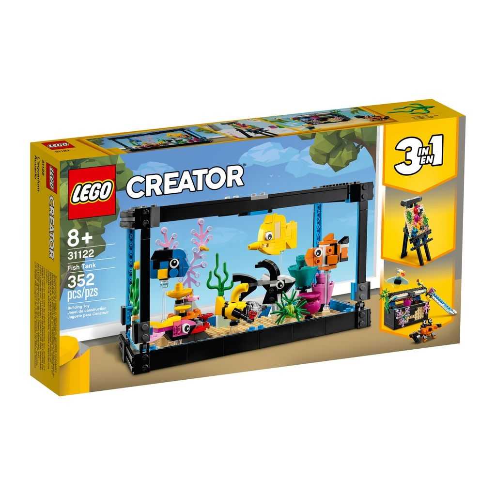 Sets 3 en 1 Creator Lego Acuario Edades 8+ # 31122 Artículo 352 Piezas | OCA-721358