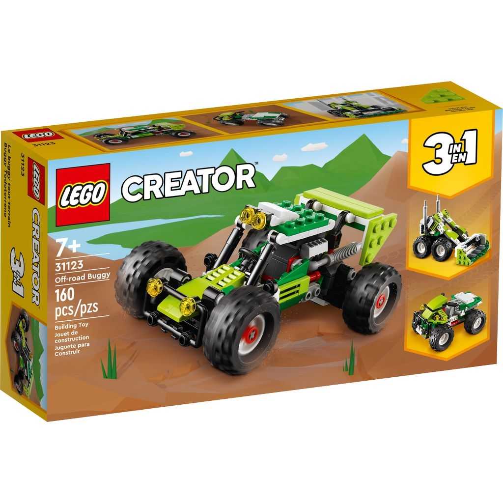 Sets 3 en 1 Creator Lego Buggy Todoterreno Edades 7+ # 31123 Artículo 160 Piezas | JMH-493067