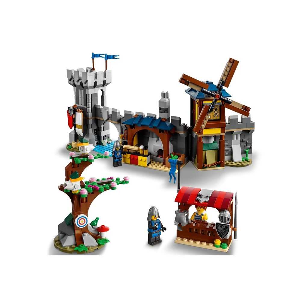 Sets 3 en 1 Creator Lego Castillo Medieval Edades 9+ # 31120 Artículo 1426 Piezas | HKL-496532