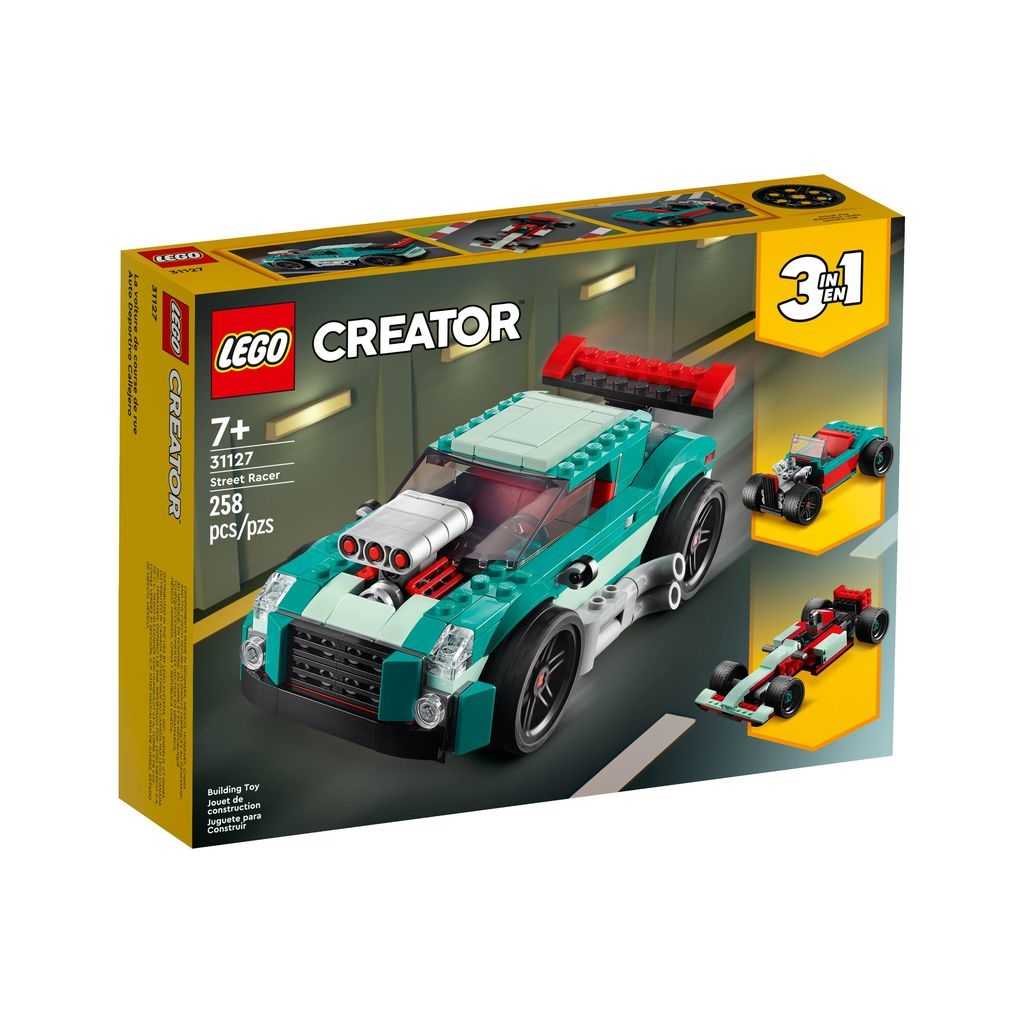 Sets 3 en 1 Creator Lego Deportivo Callejero Edades 7+ # 31127 Artículo 258 Piezas | LXN-974501