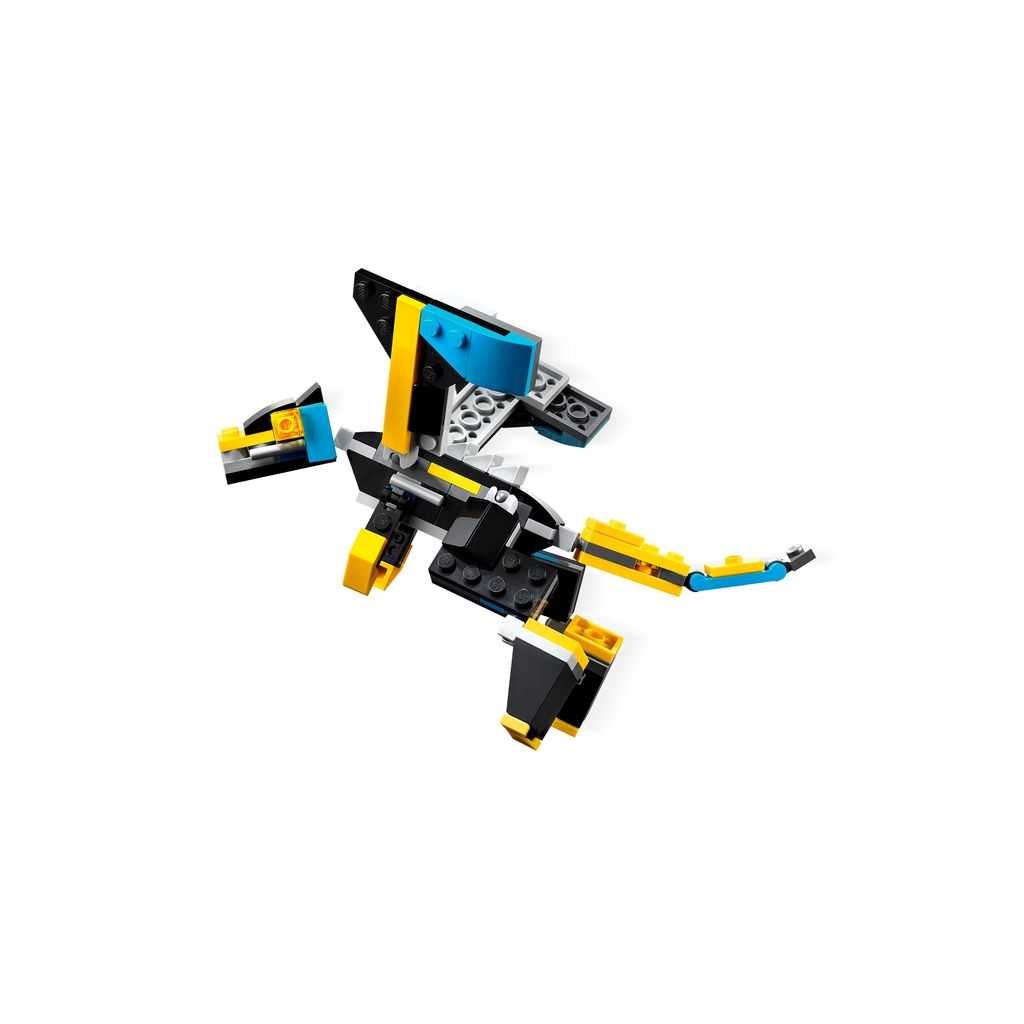 Sets 3 en 1 Creator Lego Robot Invencible Edades 6+ # 31124 Artículo 159 Piezas | DPB-415870