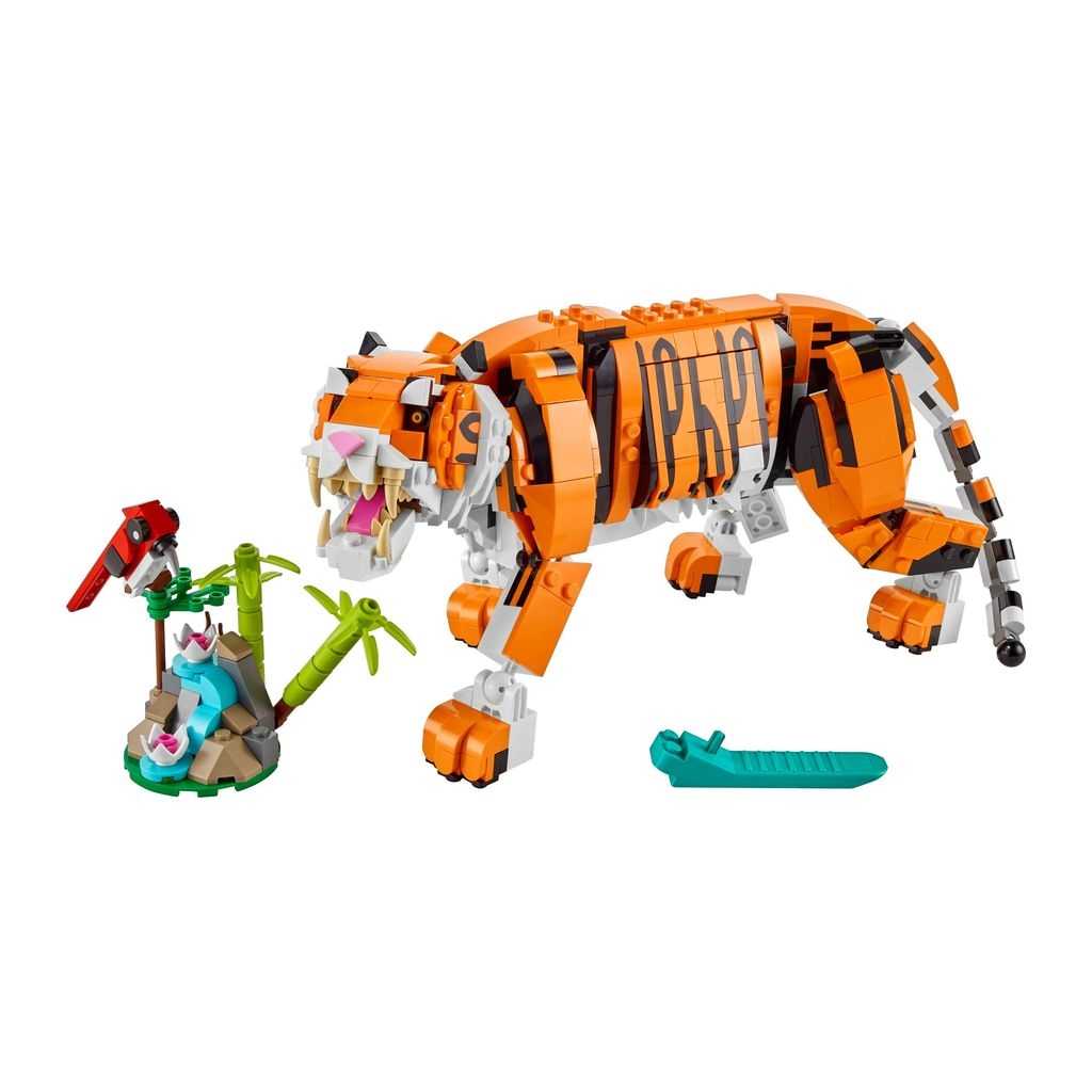 Sets 3 en 1 Creator Lego Tigre Majestuoso Edades 9+ # 31129 Artículo 755 Piezas | ZQT-840372