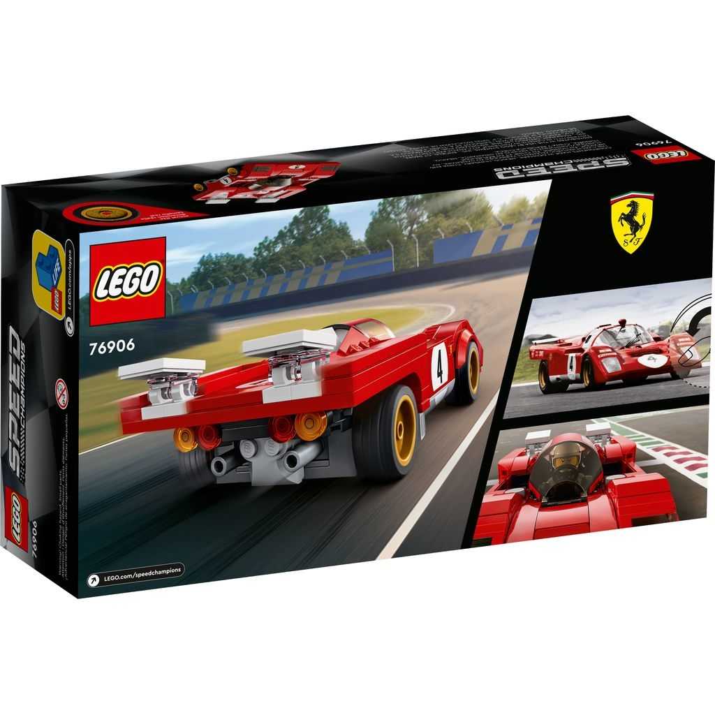 Speed Champions Lego 1970 Ferrari 512 M Edades 8+ # 76906 Artículo 291 Piezas | TJI-264803