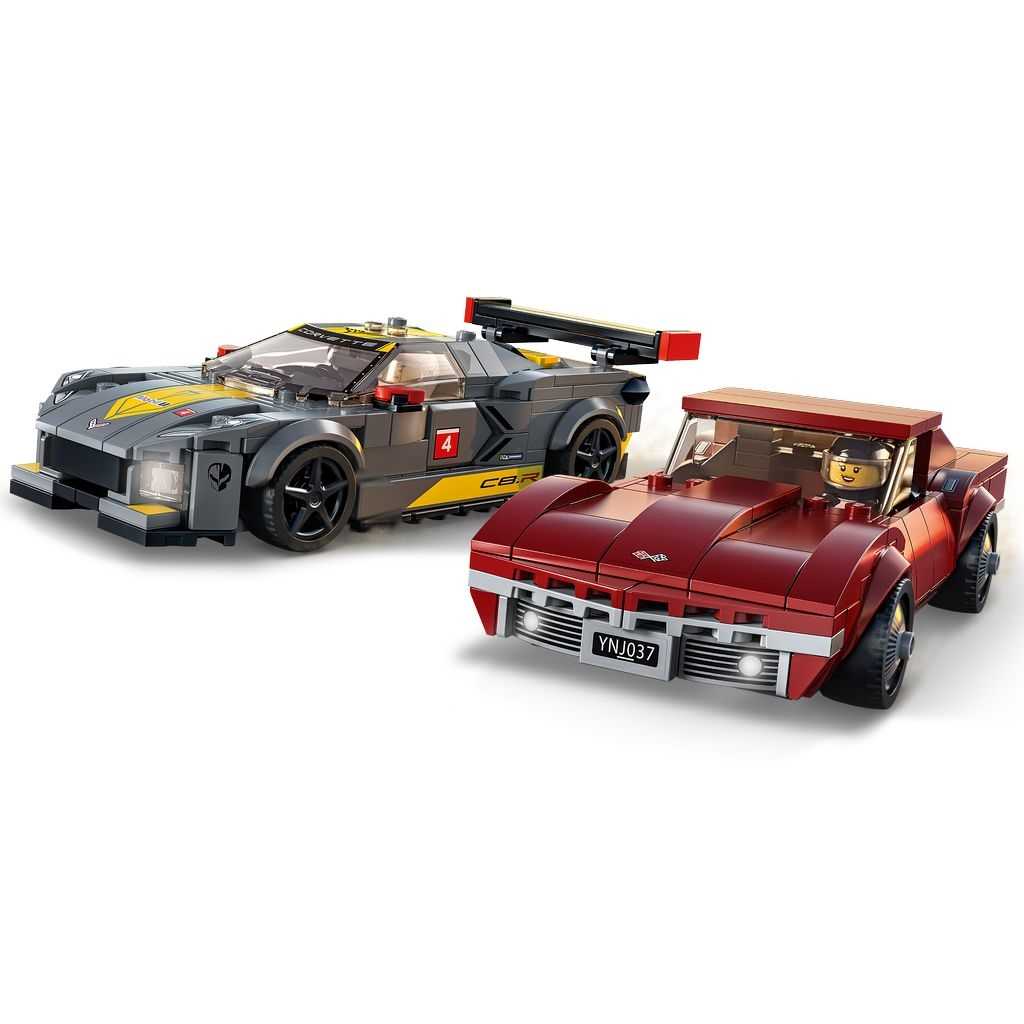 Speed Champions Lego Deportivo Chevrolet Corvette C8.R y Chevrolet Corvette de 1969 Edades 8+ # 76903 Artículo 512 Piezas | UVA-602173