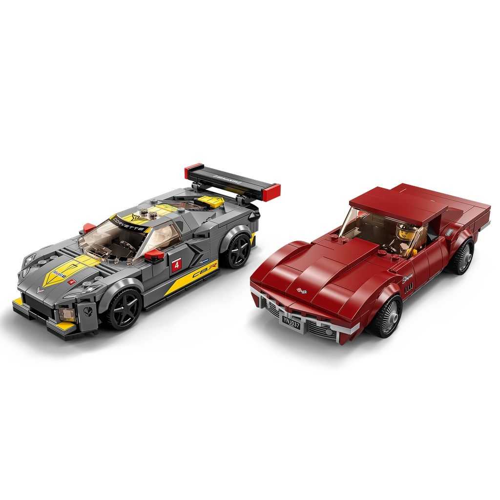 Speed Champions Lego Deportivo Chevrolet Corvette C8.R y Chevrolet Corvette de 1969 Edades 8+ # 76903 Artículo 512 Piezas | UVA-602173