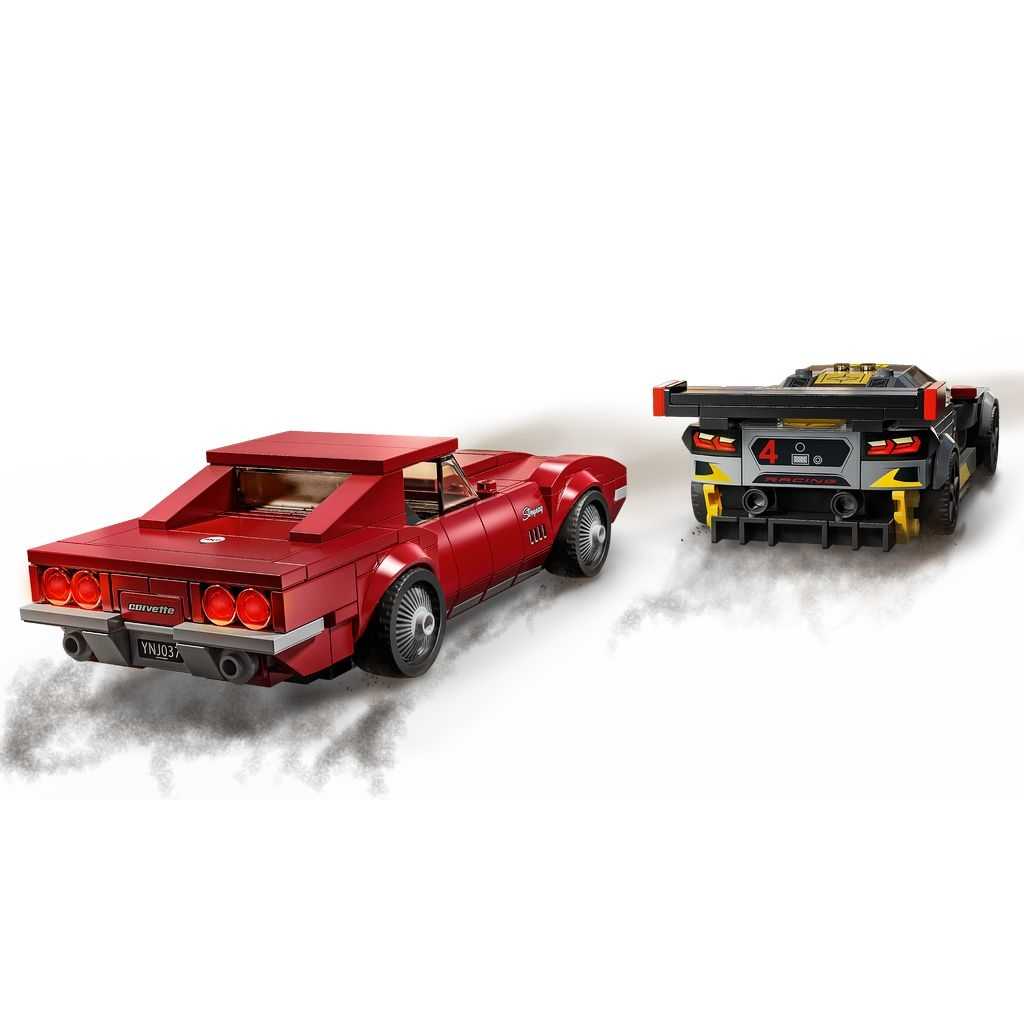 Speed Champions Lego Deportivo Chevrolet Corvette C8.R y Chevrolet Corvette de 1969 Edades 8+ # 76903 Artículo 512 Piezas | UVA-602173