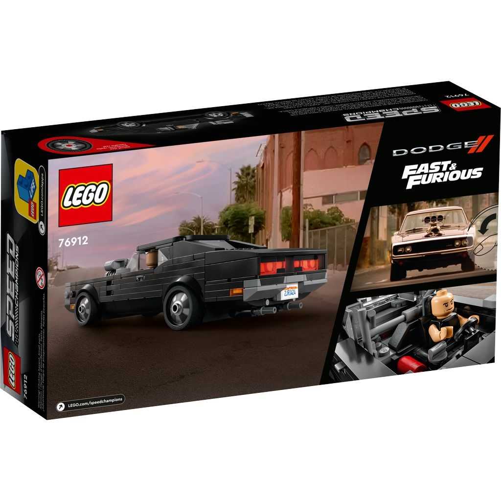 Speed Champions Lego Fast & Furious 1970 Dodge Charger R/T Edades 8+ # 76912 Artículo 345 Piezas | QXC-059174