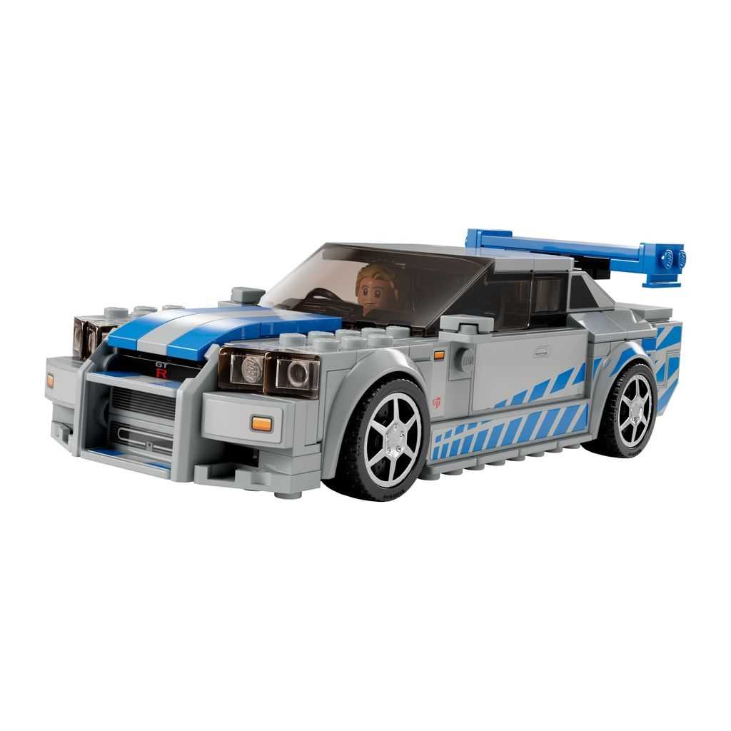 Speed Champions Lego Nissan Skyline GT-R (R34) de 2 Fast 2 Furious Edades 9+ # 76917 Artículo 319 Piezas | OIZ-810392