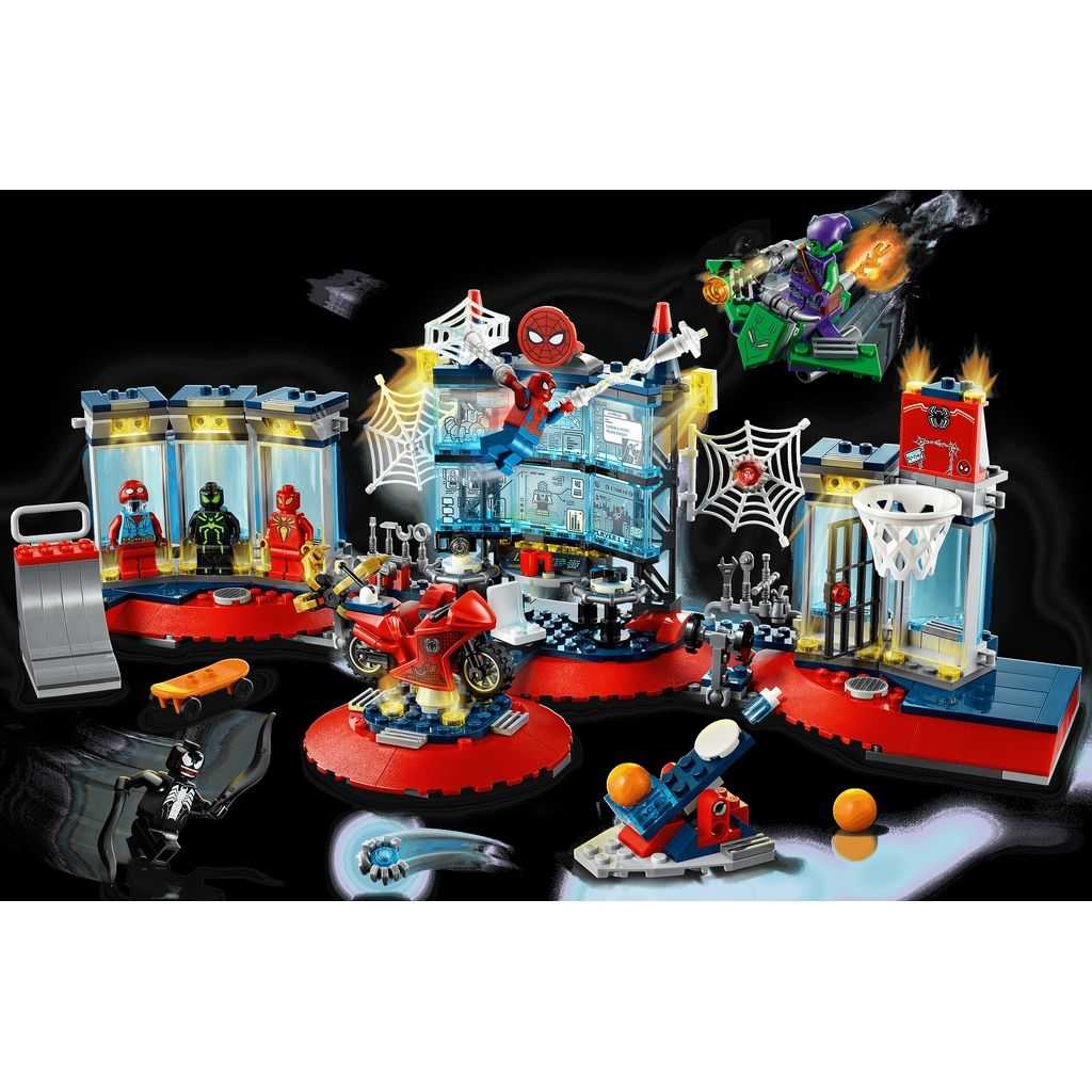 Spider-Man Lego Ataque a la Guarida Arácnida Edades 8+ # 76175 Artículo 466 Piezas | PKO-792043