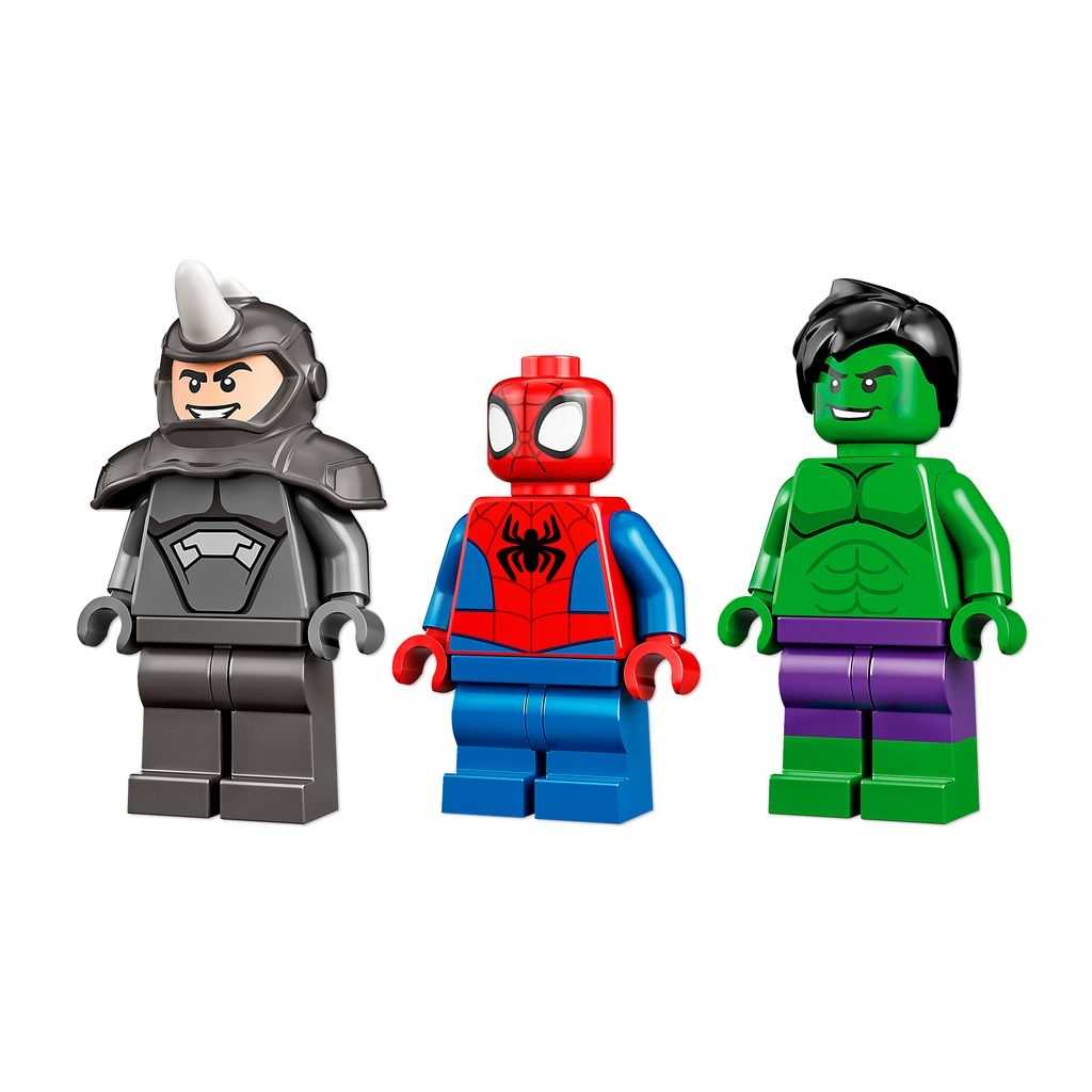 Spider-Man Lego Camiones de Combate de Hulk y Rino Edades 4+ # 10782 Artículo 110 Piezas | SDI-946231