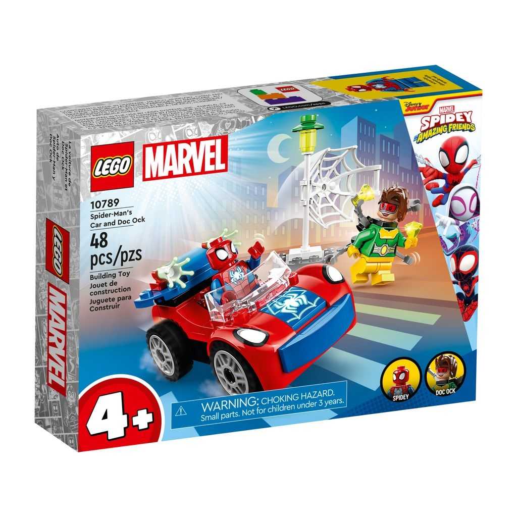 Spider-Man Lego Coche de Spider-Man y Doc Ock Edades 4+ # 10789 Artículo 48 Piezas | CVS-603794