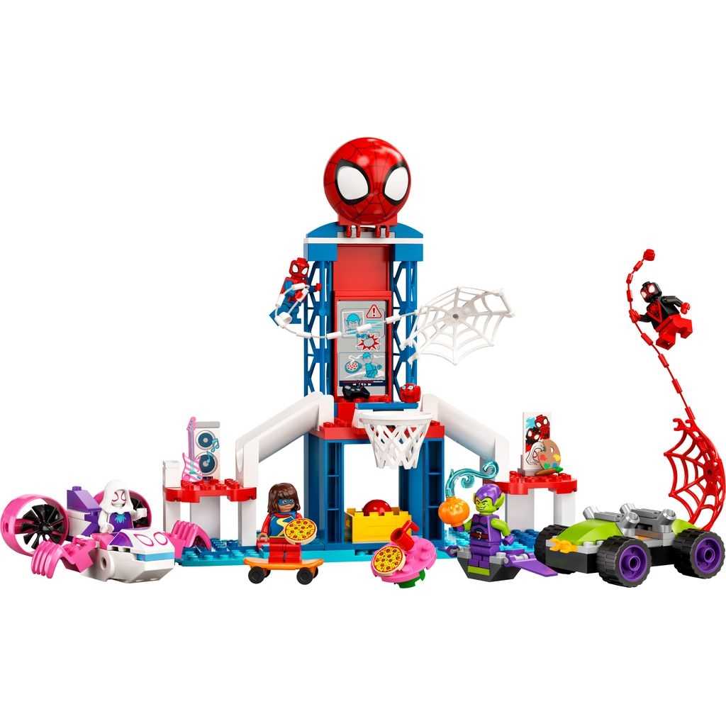 Spider-Man Lego Cuartel General Arácnido de Spider-Man Edades 4+ # 10784 Artículo 155 Piezas | WOY-354218