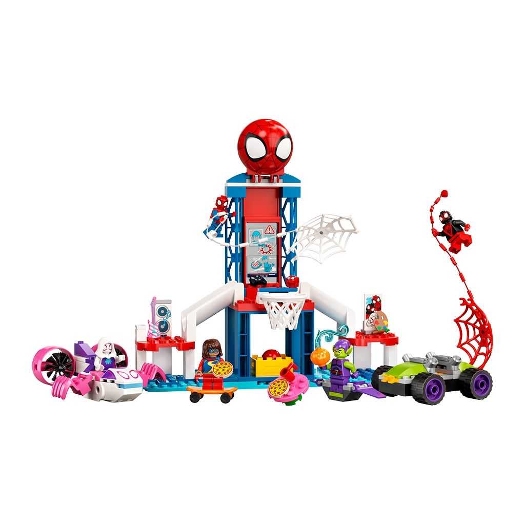 Spider-Man Lego Cuartel General Arácnido de Spider-Man Edades 4+ # 10784 Artículo 155 Piezas | WOY-354218