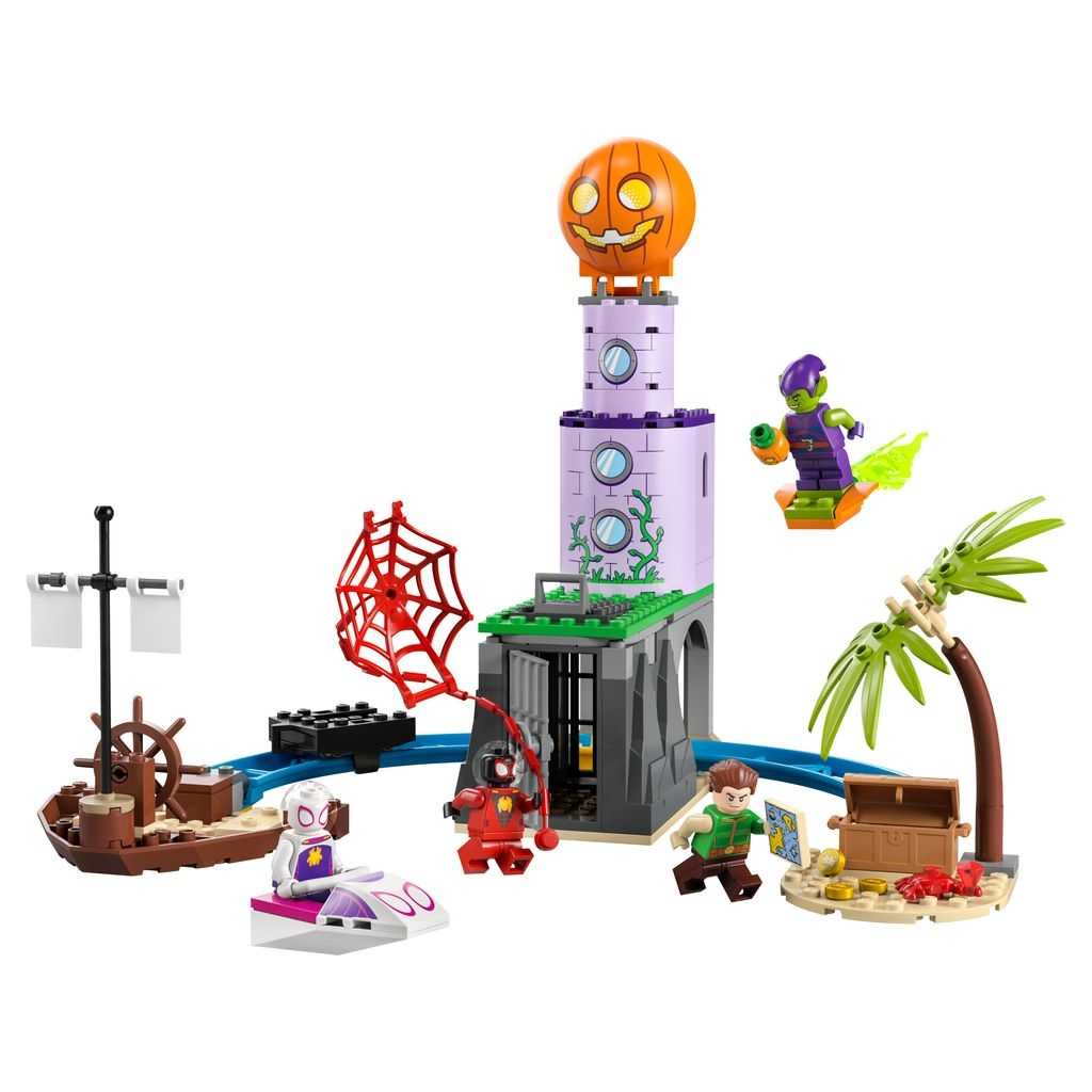 Spider-Man Lego Equipo Spidey en el Faro del Duende Verde Edades 4+ # 10790 Artículo 149 Piezas | HYW-965870