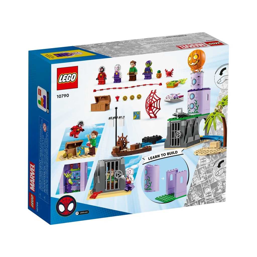 Spider-Man Lego Equipo Spidey en el Faro del Duende Verde Edades 4+ # 10790 Artículo 149 Piezas | HYW-965870