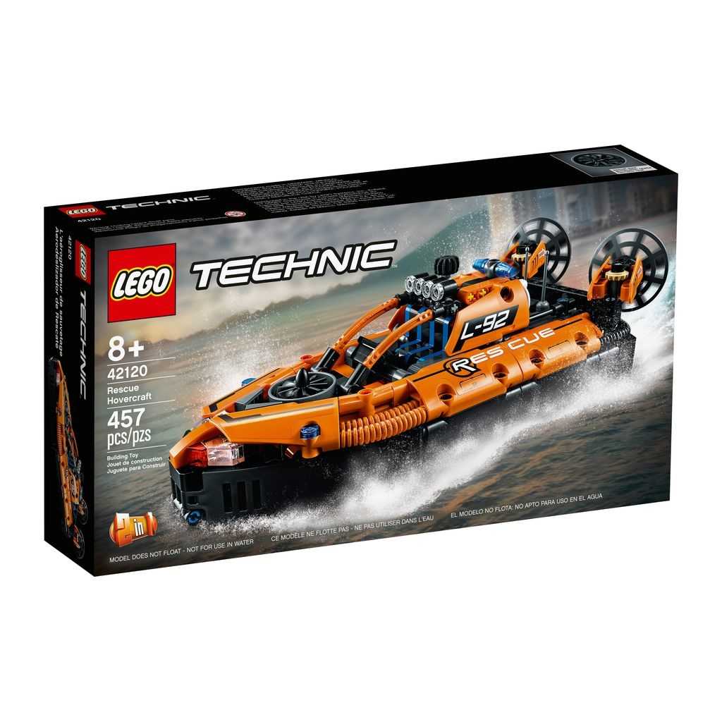 Technic Lego Aerodeslizador de Rescate Edades 8+ # 42120 Artículo 457 Piezas | XHG-820564