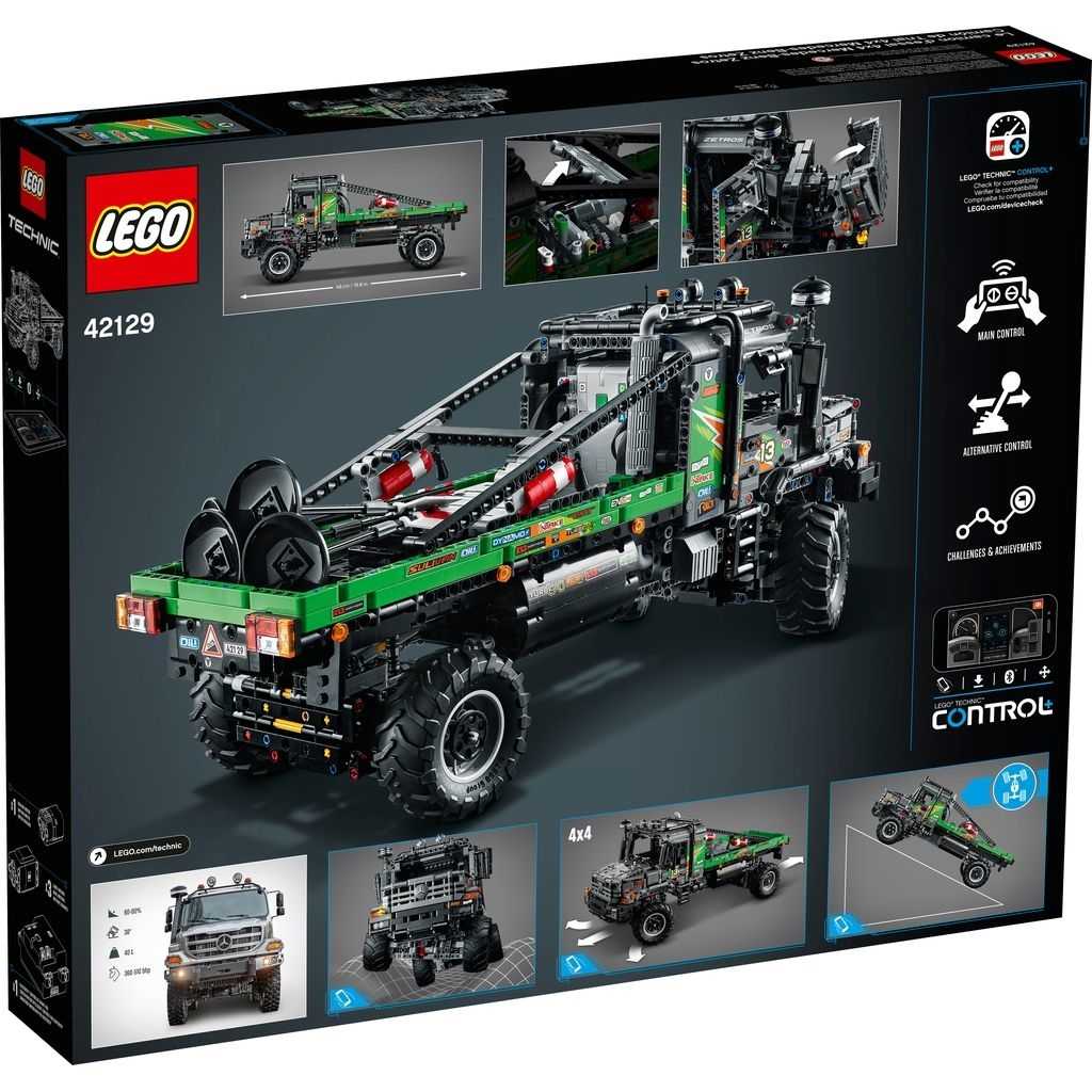 Technic Lego Camión de Trial 4x4 Mercedes-Benz Zetros Edades 12+ # 42129 Artículo 2129 Piezas | TVL-860734