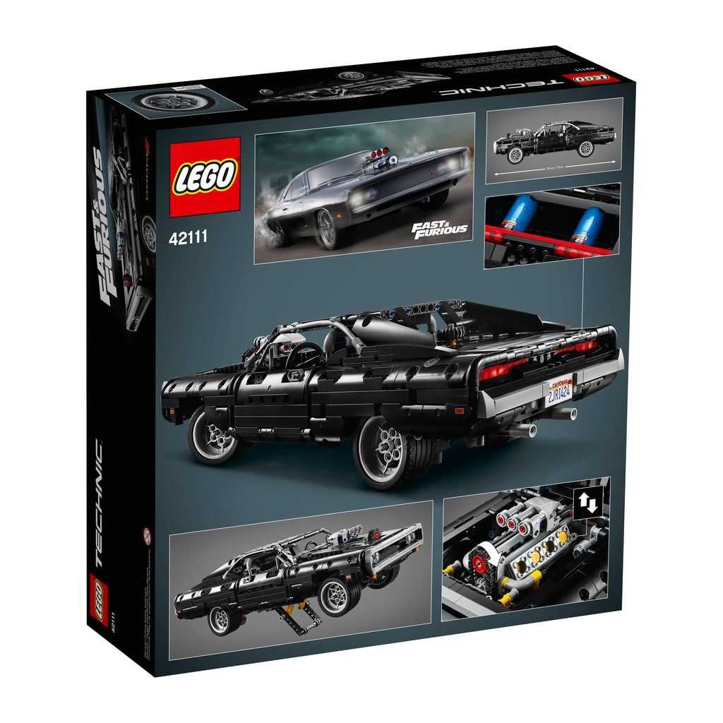 Technic Lego Dom\'s Dodge Charger Edades 10+ # 42111 Artículo 1077 Piezas | LHE-743086