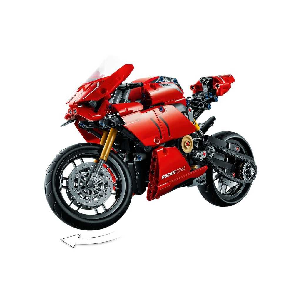 Technic Lego Ducati Panigale V4 R Edades 10+ # 42107 Artículo 646 Piezas | QET-584312