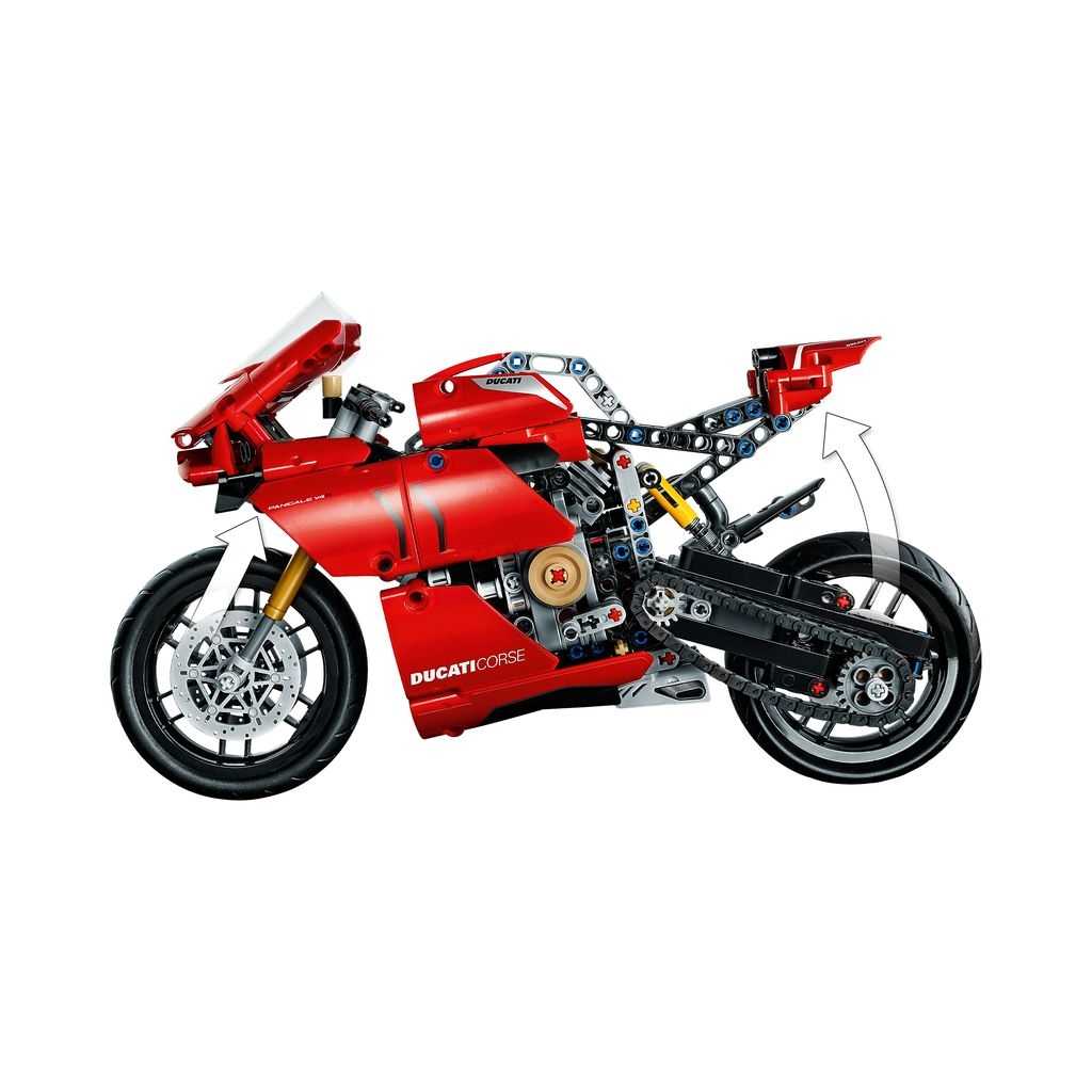 Technic Lego Ducati Panigale V4 R Edades 10+ # 42107 Artículo 646 Piezas | QET-584312