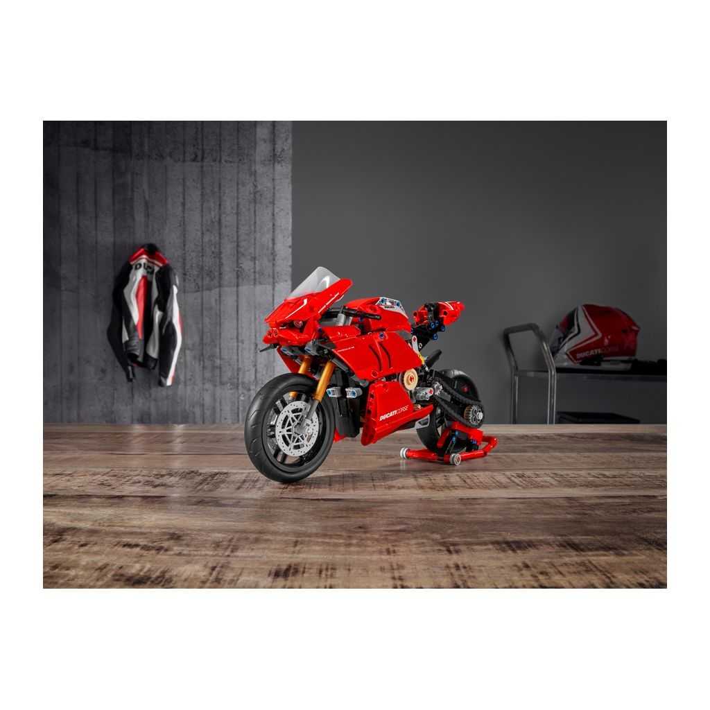 Technic Lego Ducati Panigale V4 R Edades 10+ # 42107 Artículo 646 Piezas | QET-584312