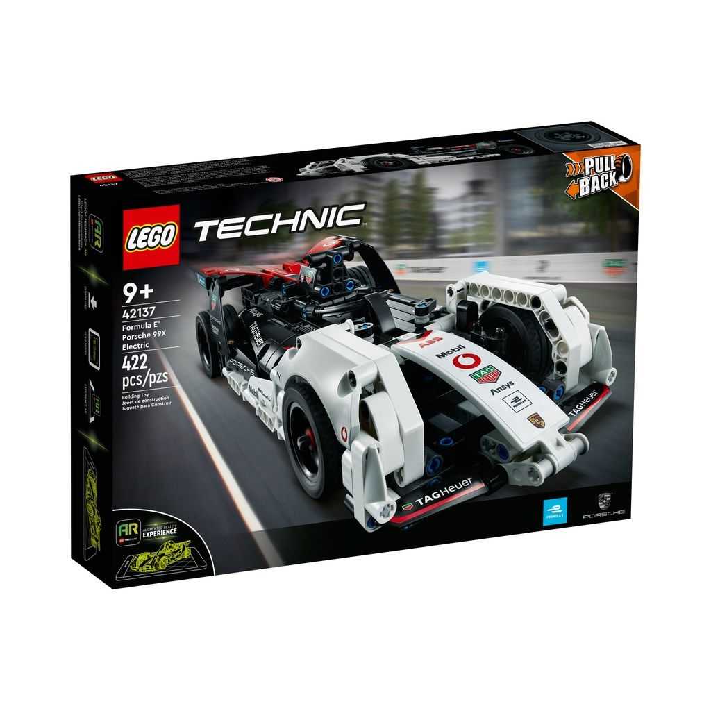 Technic Lego Formula E Porsche 99X Electric Edades 9+ # 42137 Artículo 422 Piezas | MGO-561239