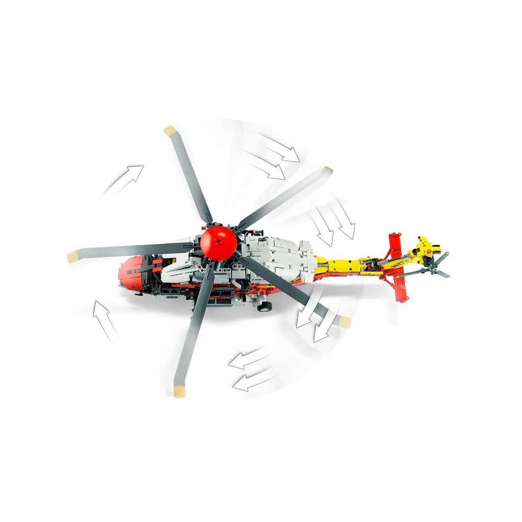 Technic Lego Helicóptero de Rescate Airbus H175 Edades 11+ # 42145 Artículo 2001 Piezas | GVS-463582