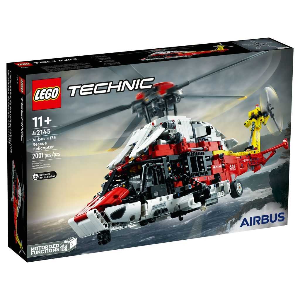 Technic Lego Helicóptero de Rescate Airbus H175 Edades 11+ # 42145 Artículo 2001 Piezas | GVS-463582