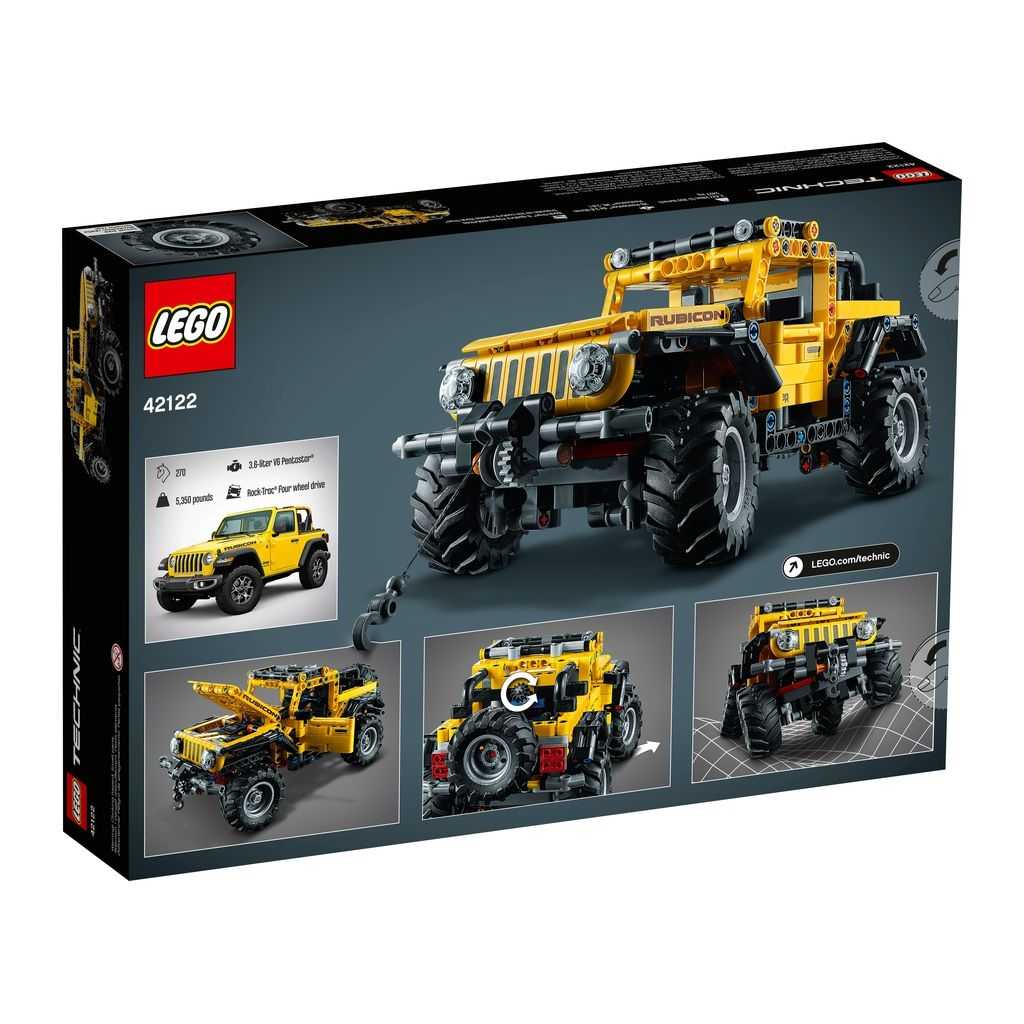 Technic Lego Jeep Wrangler Edades 9+ # 42122 Artículo 665 Piezas | KEU-072519