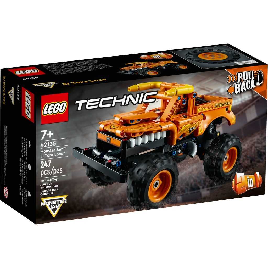 Technic Lego Monster Jam El Toro Loco Edades 7+ # 42135 Artículo 247 Piezas | VQB-839615