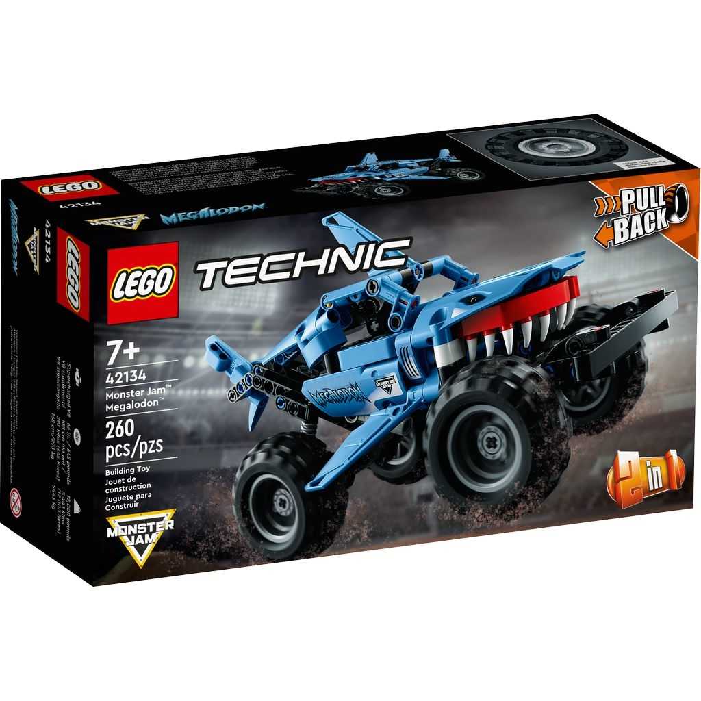 Technic Lego Monster Jam Megalodon Edades 7+ # 42134 Artículo 260 Piezas | EDY-708635