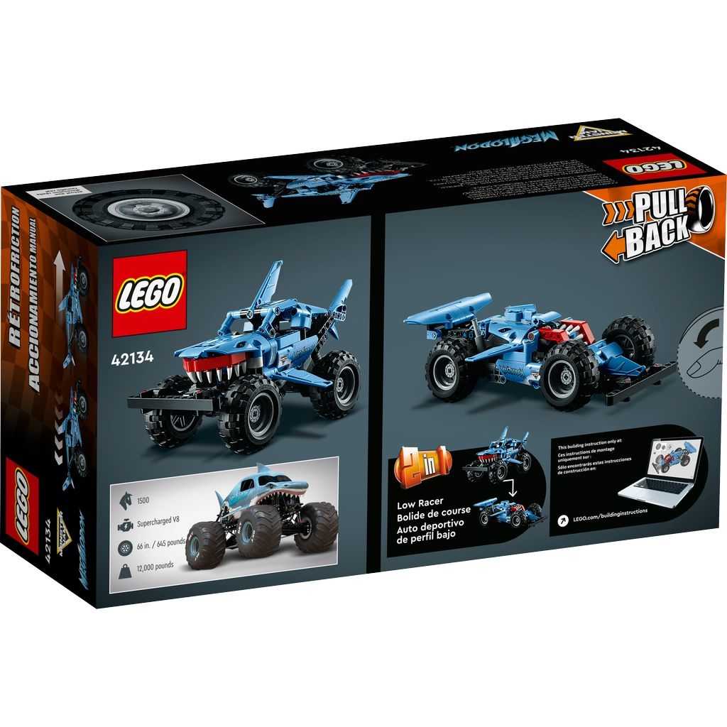 Technic Lego Monster Jam Megalodon Edades 7+ # 42134 Artículo 260 Piezas | EDY-708635