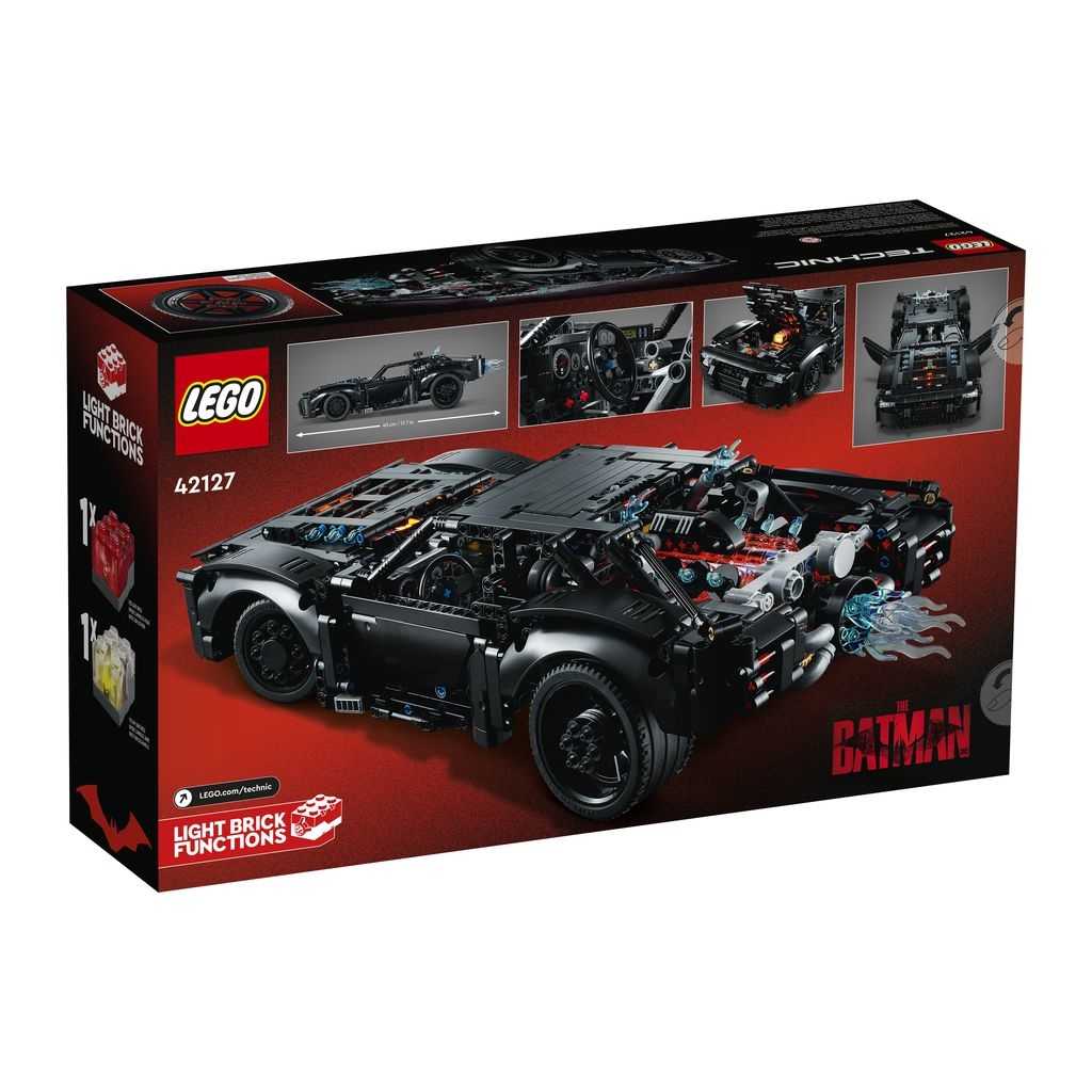 Technic Lego THE BATMAN: BATMÓVIL Edades 10+ # 42127 Artículo 1360 Piezas | XDJ-230187