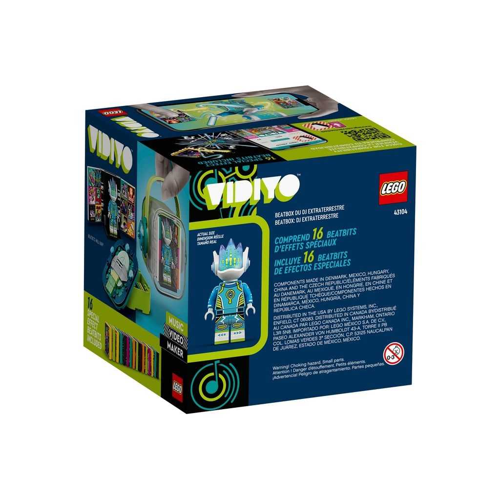 VIDIYO Lego Alien DJ BeatBox Edades 7+ # 43104 Artículo 73 Piezas | FEW-912405