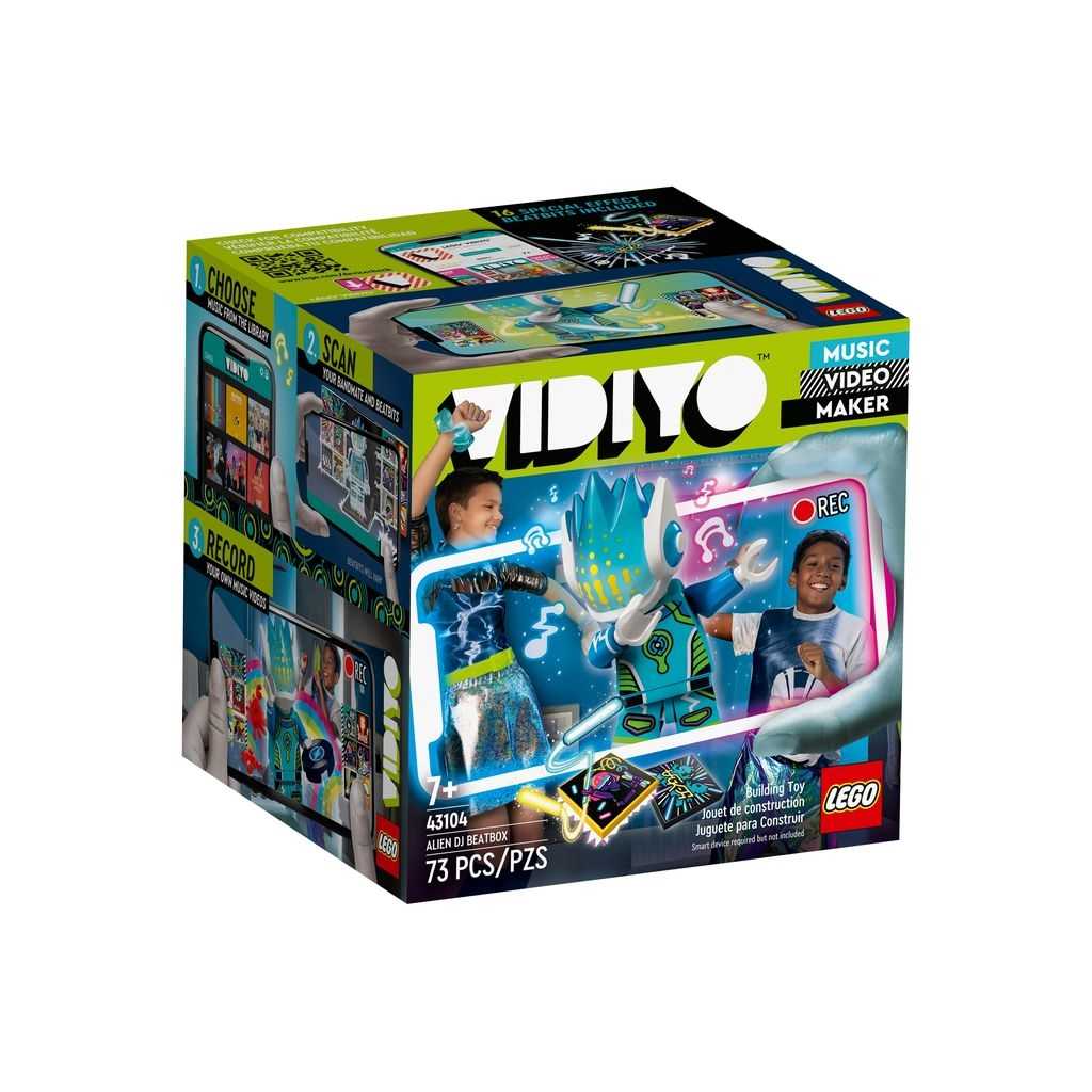 VIDIYO Lego Alien DJ BeatBox Edades 7+ # 43104 Artículo 73 Piezas | FEW-912405