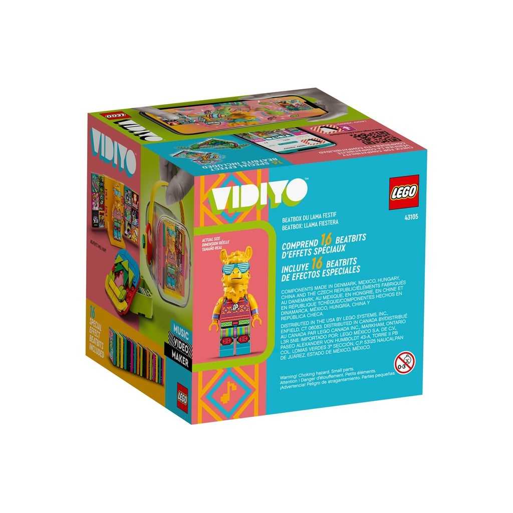 VIDIYO Lego Party Llama BeatBox Edades 7+ # 43105 Artículo 82 Piezas | VXZ-794801