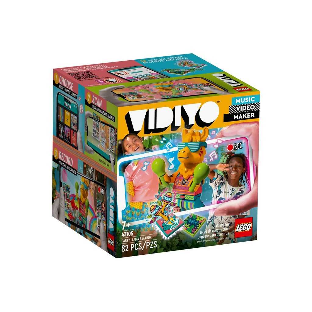 VIDIYO Lego Party Llama BeatBox Edades 7+ # 43105 Artículo 82 Piezas | VXZ-794801