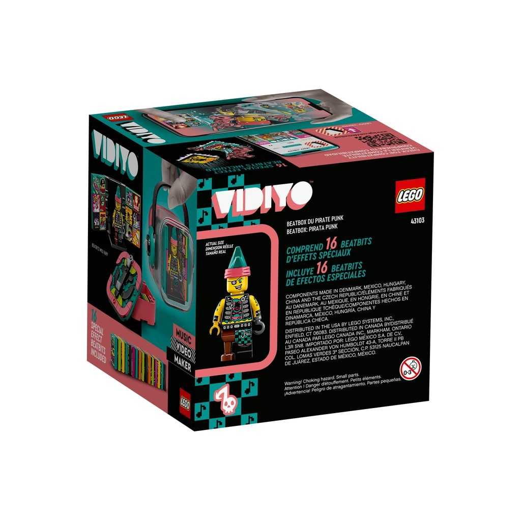 VIDIYO Lego Punk Pirate BeatBox Edades 7+ # 43103 Artículo 73 Piezas | QEY-019745