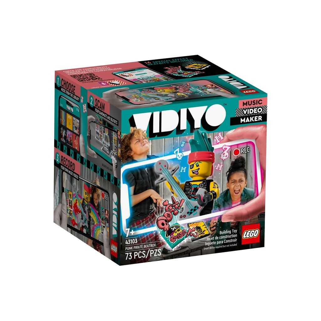 VIDIYO Lego Punk Pirate BeatBox Edades 7+ # 43103 Artículo 73 Piezas | QEY-019745